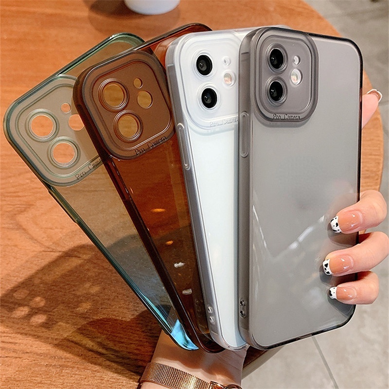 Ốp Điện Thoại Silicon Trong Suốt Cho for iPhone  14 pro max 13 12 11 pro XS Max X 8 7 6 plus 13 pro XR 12