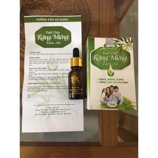 [HÀNG CHÍNH HÃNG]Tinh Dầu Răng Miệng Tâm An