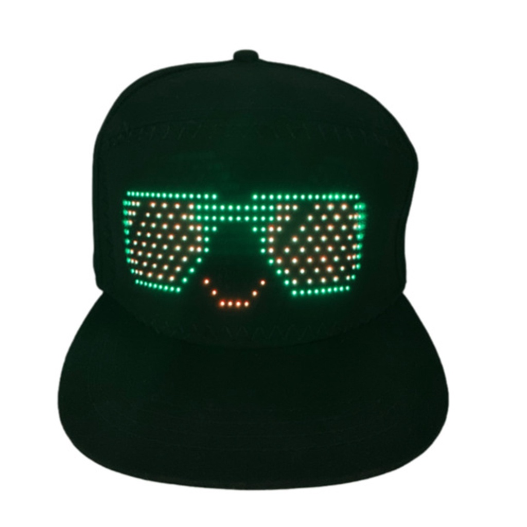 Nón Trang Trí Tiệc Halloween Kết Nối Bluetooth Có Đèn LED Sáng Tạo