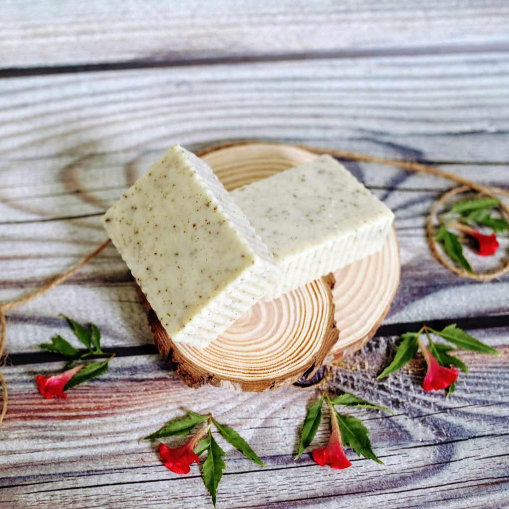 NeemLeaf Soap - Xà phòng dầu Neem + lá 100g