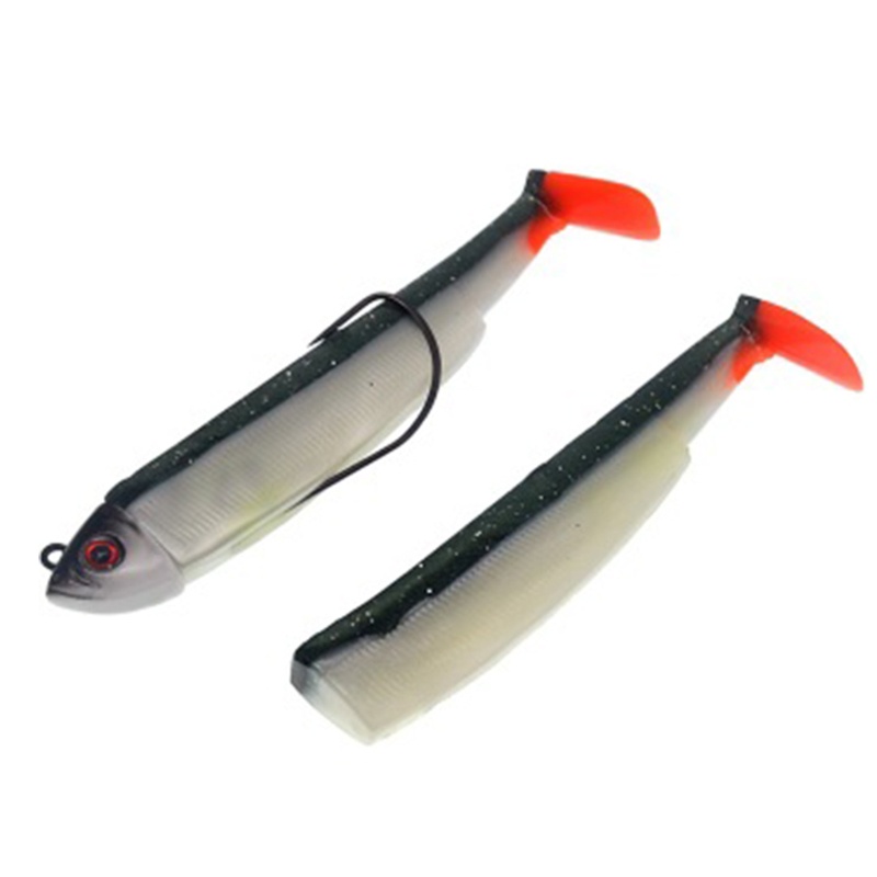 QQ Set 2 Mồi Giả Nhử Cá Bằng Nhựa Cứng 9.5cm Gắn Kèm Móc Câu Tiện Dụng
