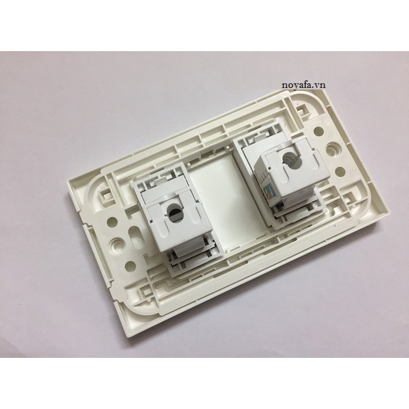 Ổ cắm mạng RJ45 cat5/ Cat6 (hạt to) Sinoamigo lắp mặt nạ panasonic, ổ cắm âm sàn