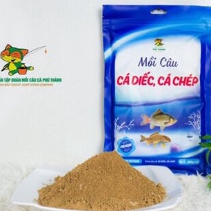 Mồi Câu Cá Diếc - Cá Chép Phú Thành 300g/gói - Mồi Câu Cá Phú Thành