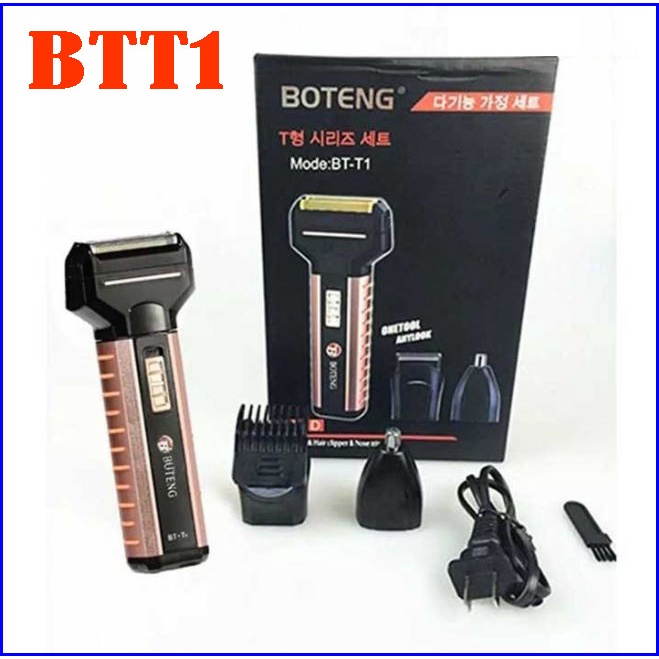 Tông đơ cắt tóc kiêm máy cạo râu và máy cắt lông mũi BOTENG BT-T1