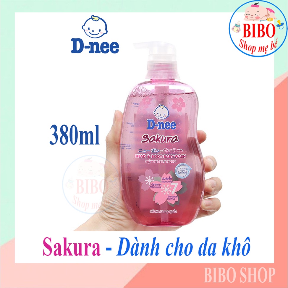 Sữa Tắm Gội Cho Trẻ Em, Cho Trẻ Sơ Sinh Hiệu_ Dnee 380ml ( Thái Lan )