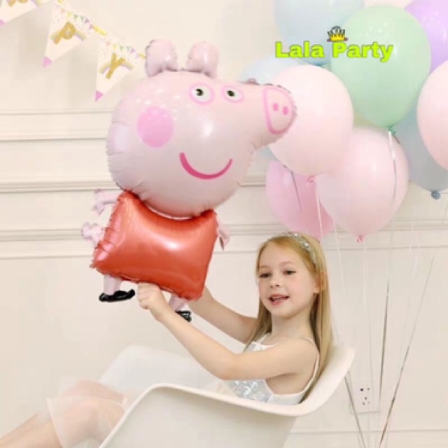 Bóng hình siêu nhân, người nhện, peppa size to