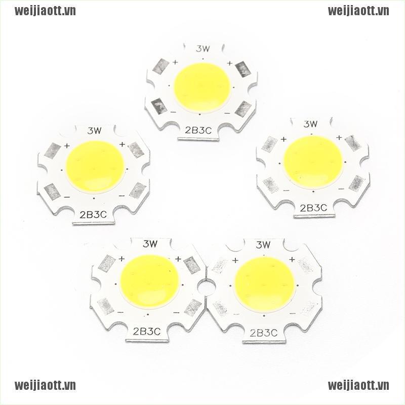 Set 5 Chip Đèn Led 3w Cob Dc9-10