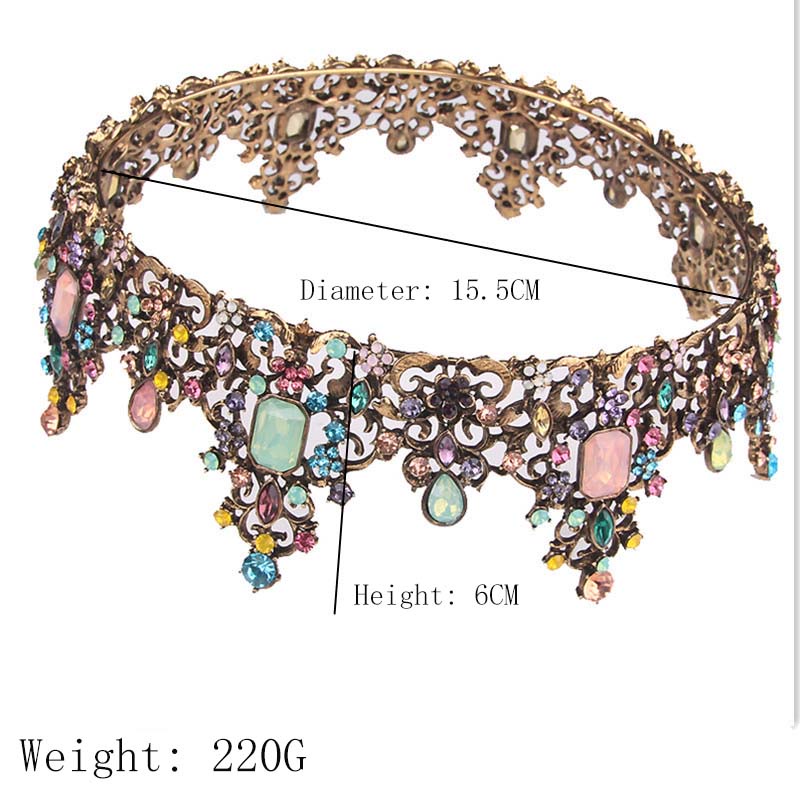 Vương miện hợp kim thiết kế sang trọng cho cô dâu