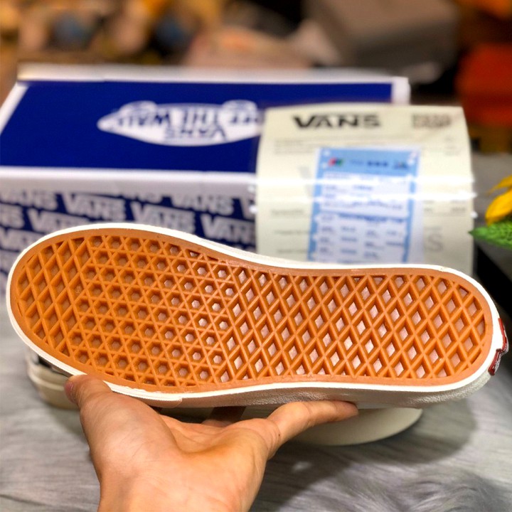 Giày caro vans vault, slip on checker lười hàng 11 ( full box )