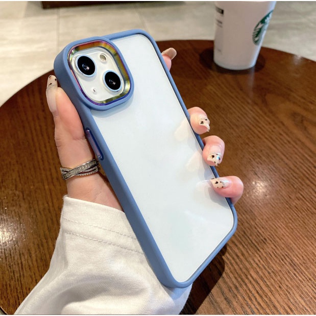 ỐP LƯNG VIỀN CAMERA BẢY MÀU iPhone 14/ 14 Pro/ 14 Pro Max/ 14 Max hiệu FILADA