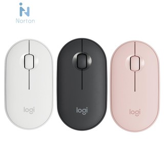 Norton❃ Logitech Pebble Wireless Bluetooth Mouse 1000DPI Thin Optical Tracking Mice