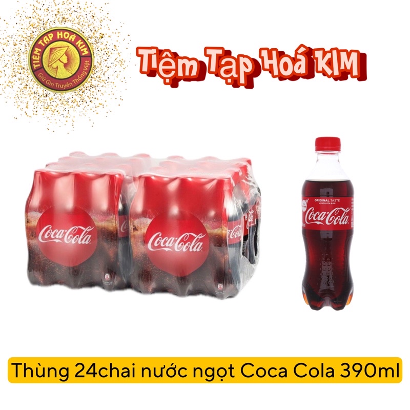 Thùng Coca Cola 24chai x 390ml