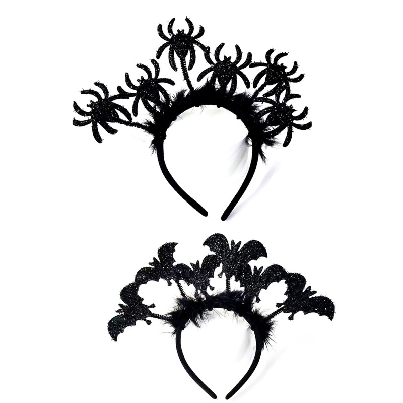 Băng Đô Cài Tóc Hình Nhện / Dơi Phong Cách Gothic Cho Nữ