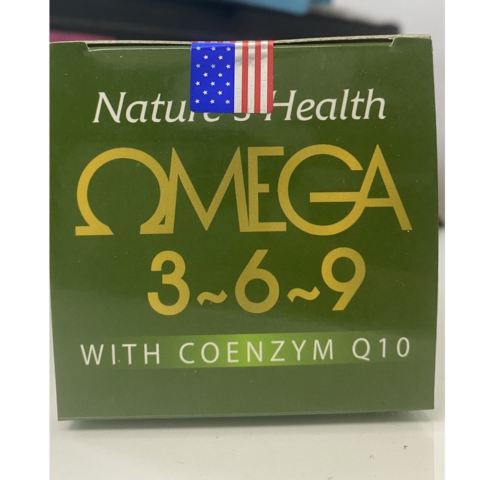 Omega 369 Giúp Tăng Cường Thị Lực.Bảo Vệ Tim Mạch,Tốt Cho Mắt.Chai 100 viên
