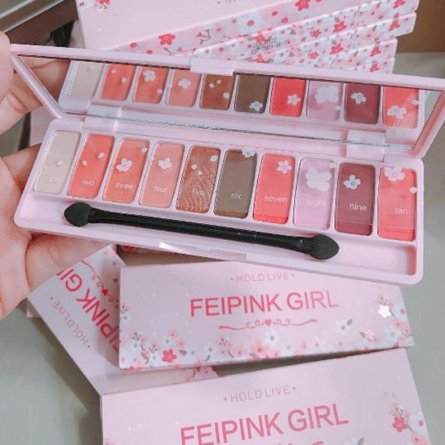 Màu Mắt Hold Live Feipink Girl Cherry Blossom Eyeshadow