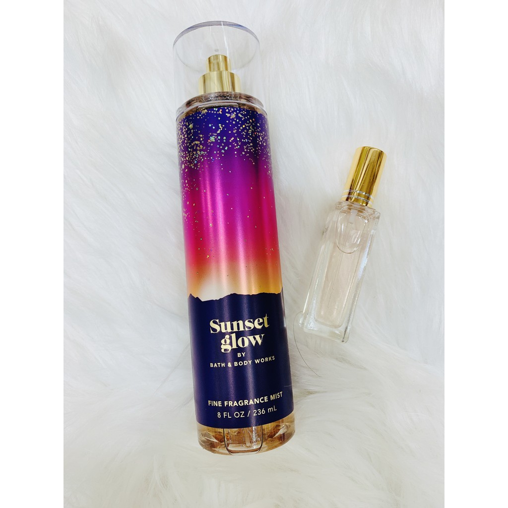 (22ML)XỊT THƠM SUNSET GLOW BATH AND BODYWORKS