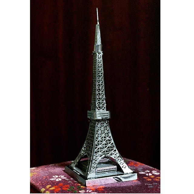 Mô Hình Lắp Ghép 3D Kim Loại Tự Ráp Tháp Tokyo Nhật Bản - Chưa Lắp