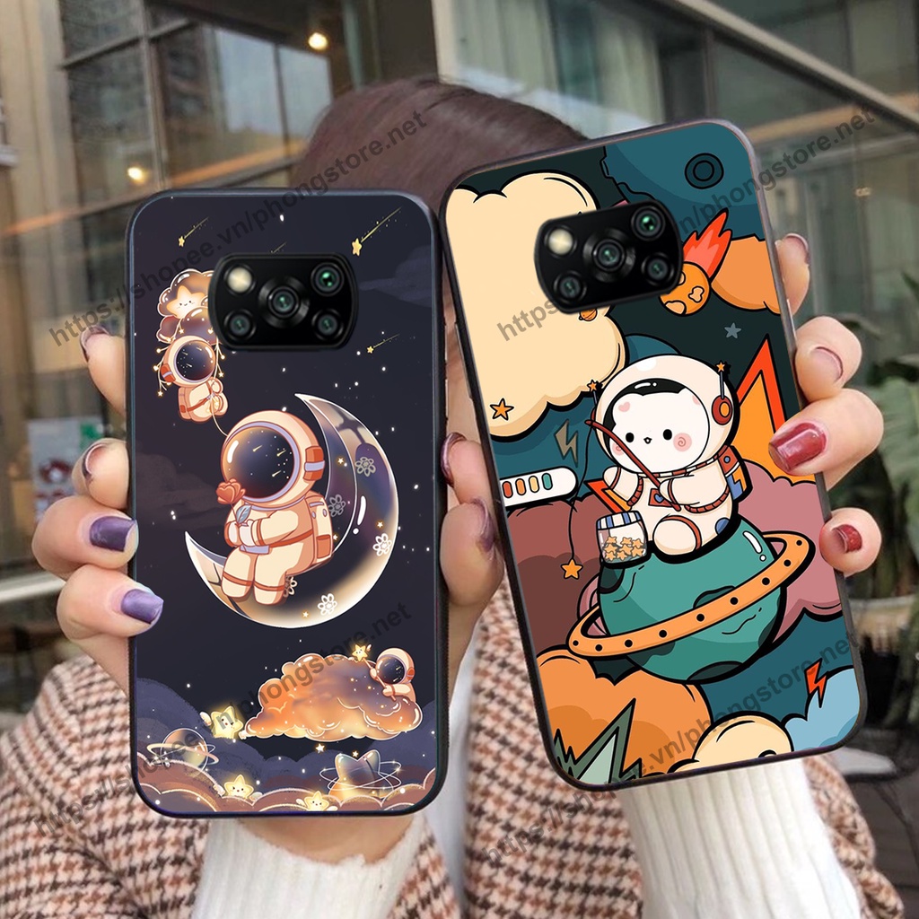 Ốp lưng Xiaomi Poco X3 / Poco X3 Pro vũ trụ phi hành gia cực hot siêu cute-rẻ-bền