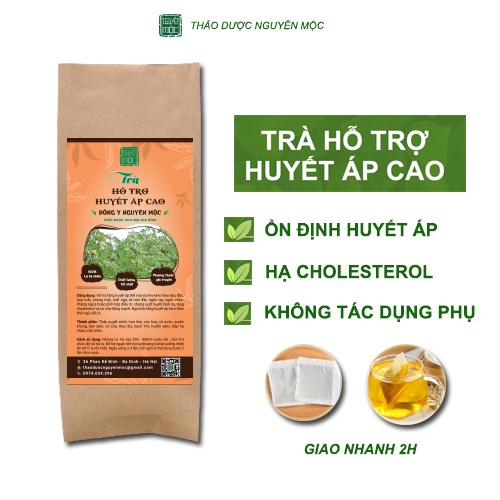 Trà hỗ trợ huyết áp cao giúp điều hoà huyết áp trở về mức ổn định hạn chế xuất huyết dưới da ngủ ngon hơn