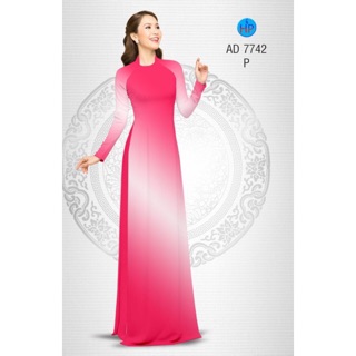 Vải áo dài màu chuyển sắc