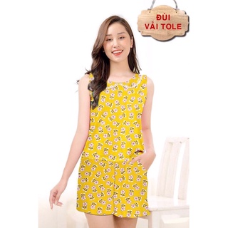 Bộ Mặc Nhà, Bộ Đùi Tole Bigsize (48-70kg)