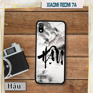 Ốp lưng kính 3D Xiaomi Redmi 7A- chữ thư pháp ý nghĩa