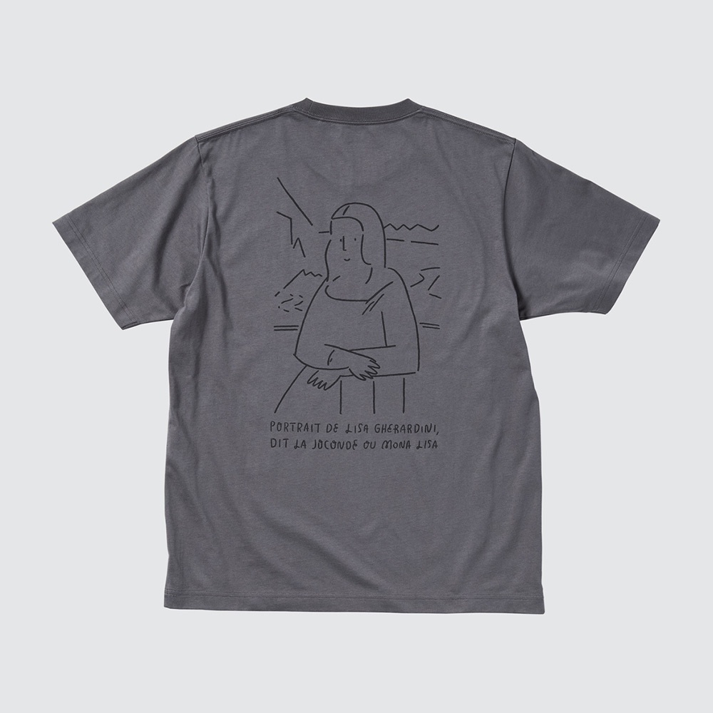 Áo Thun Nam/Nữ Uniqlo Tay Ngắn In Hình Louvre Museum x Nagaba Yu 448580