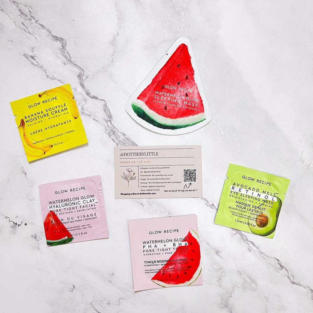 Sample dưỡng da Glow Recipe