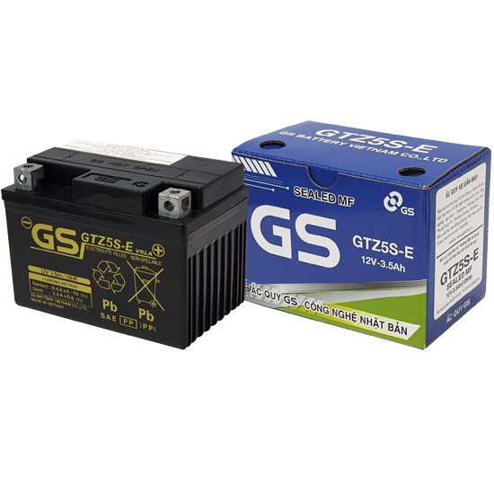 Ắc quy xe máy GS GTZ5S-E 12V-3.5Ah