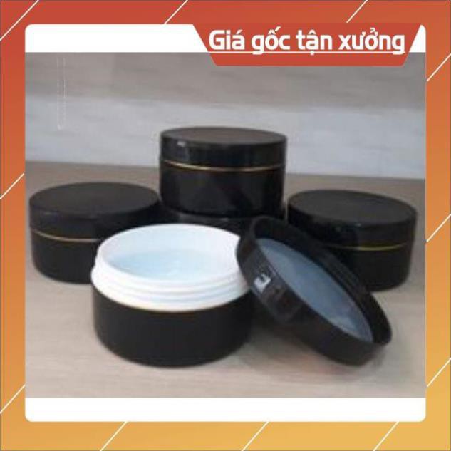 Hủ Đựng Kem ❤ SIÊU RẺ ❤ Hũ đựng kem body đen 150g,200g chiết mỹ phẩm , phụ kiện du lịch