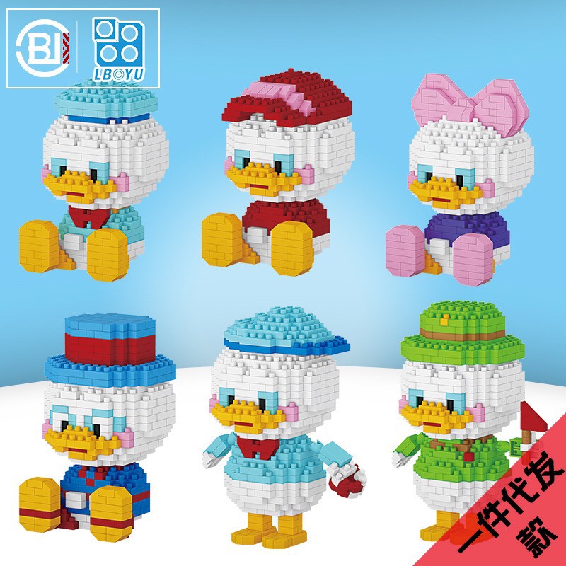 [CÓ SẴN] BỘ LẮP RÁP LEGO 3D MICKEY MOUSE THÔNG MINH SÁNG TẠO