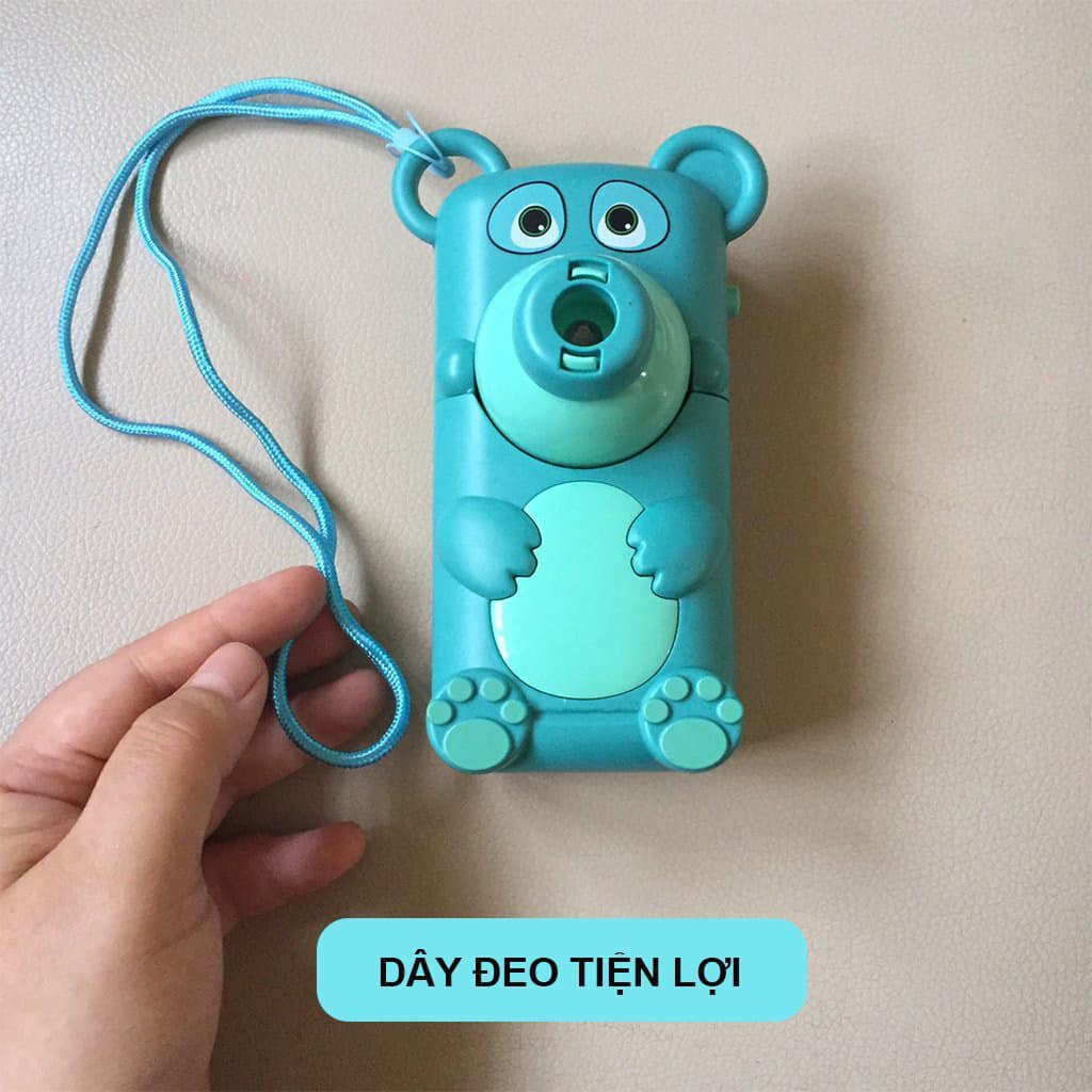 Máy chiếu hình đa năng 3 trong 1 cho bé tập vẽ máy ảnh đèn pin