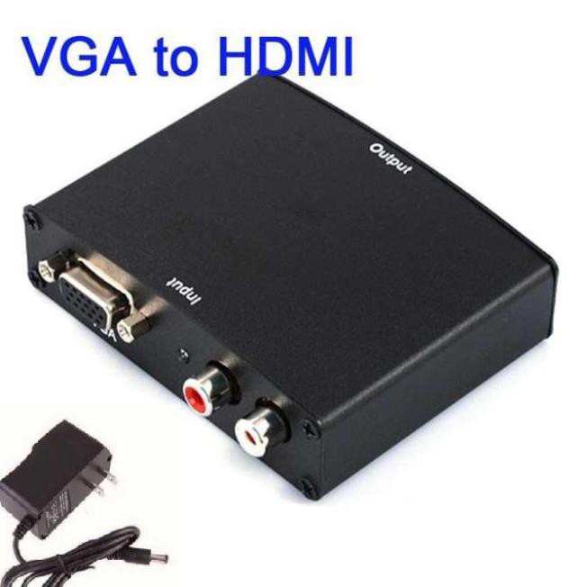 Bộ chuyển đổi VGA sang HDMI Box VGA to HDMI