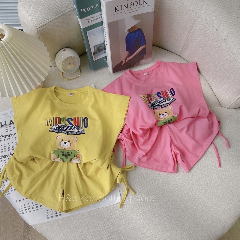 Bộ cộc tay Bé gái size đại❤️M0034❤️ Bộ quần áo bé gái từ 17-30kg, chất cotton 4 chiều mềm mịn thấm hút mồ hôi tốt