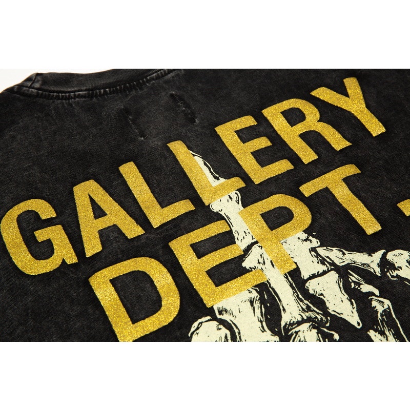 Áo Thun Cotton Tay Ngắn Cổ Tròn In Hình Xương Bàn Tay Độc Đáo Cho Nam Và Nữ