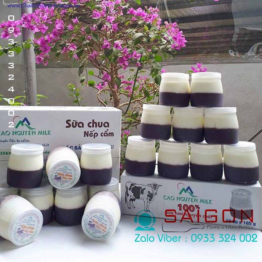 Lố 50 Hũ Sữa Chua Nhựa 100ml , 120ml , 150ml | Tùy Chọn Dung tích