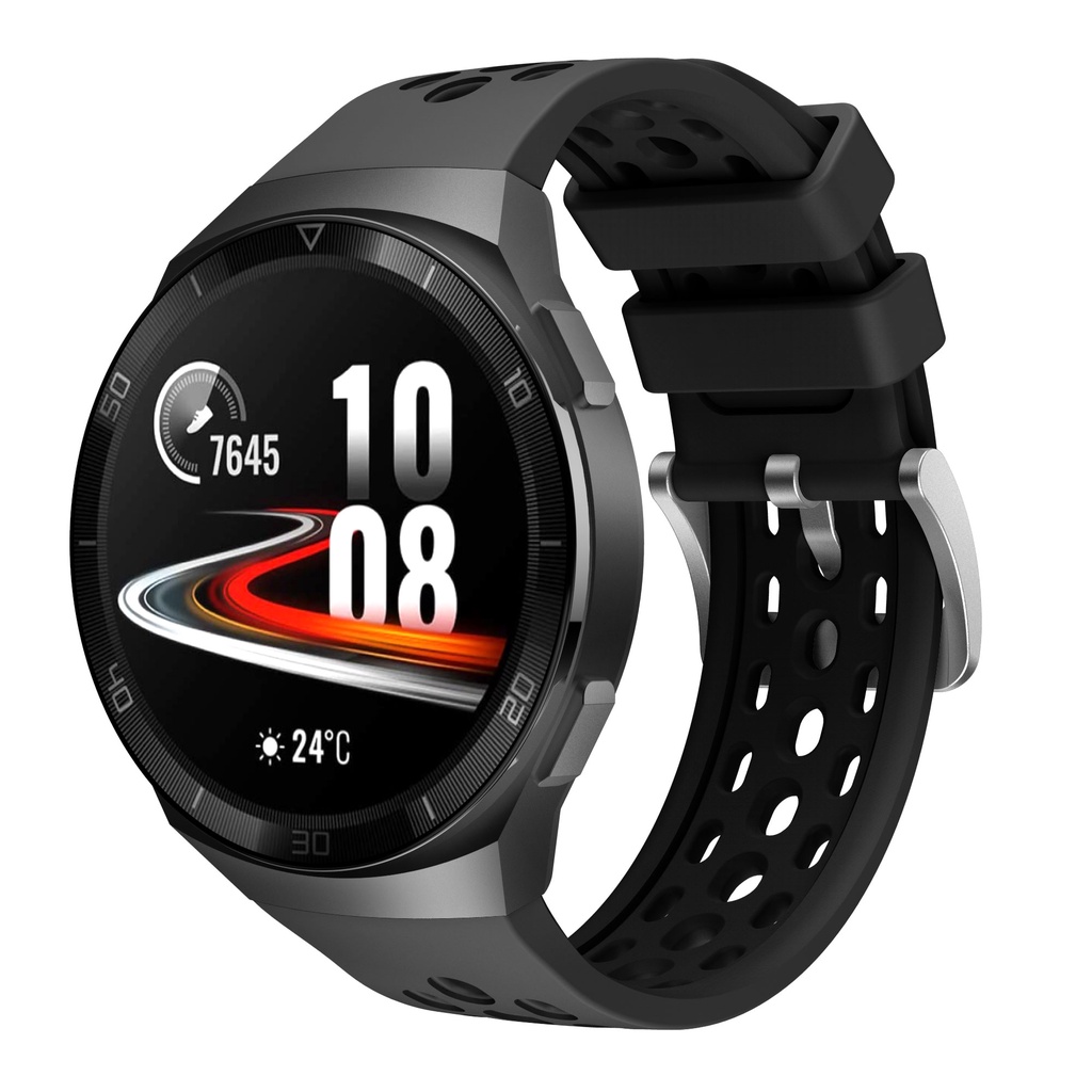 Dây Đeo Silicone Thể Thao 22Mm Thay Thế Cho Đồng Hồ Thông Minh Huawei Gt 2E Gt2E Gt2 E