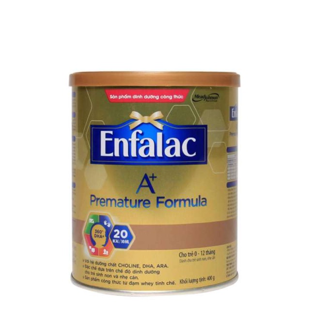 Sữa Enfalac Premature A+ -Mead Johnson 400g