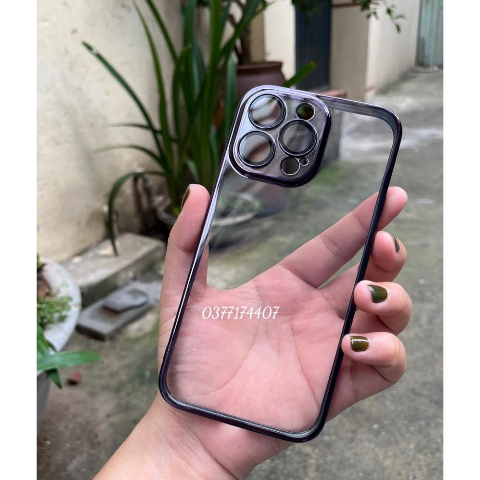 Ốp lưng TOTU viền màu cho iPhone 14, 14 Pro, 14 Plus, 14 Pro Max bảo vệ cụm và mắt Camera siêu đẹp