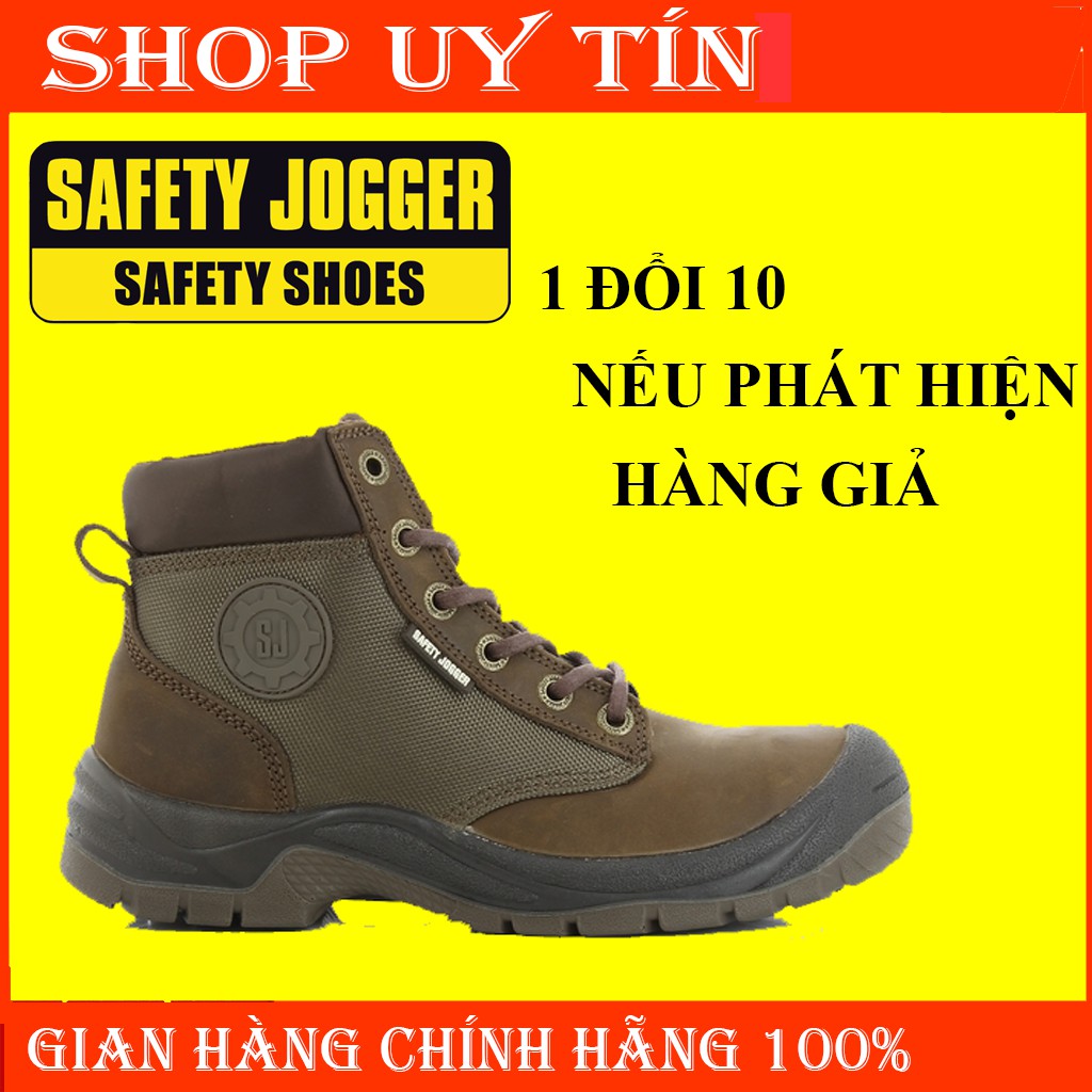 [HÀNG CHÍNH HÃNG] Giày Bảo Hộ Lao Động Safety Jogger Dakar, Da Chất Lượng Cao, Đế PU, Chống Đâm Xuyên, Va Đập Mạnh