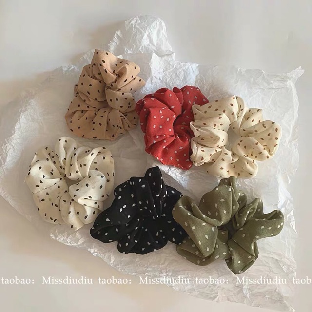 Dây Scrunchie chấm bi | BigBuy360 - bigbuy360.vn