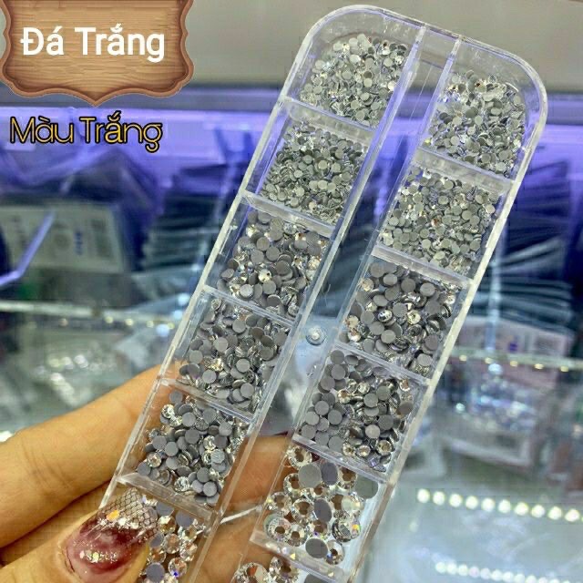 Khay Đá Trắng chân lưới nhiều size