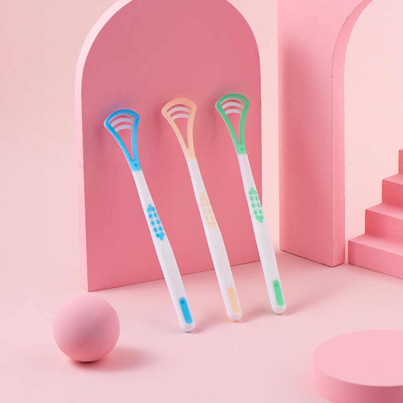 Bàn Chải Silicone Cạo Lưỡi Chăm Sóc Răng Miệng