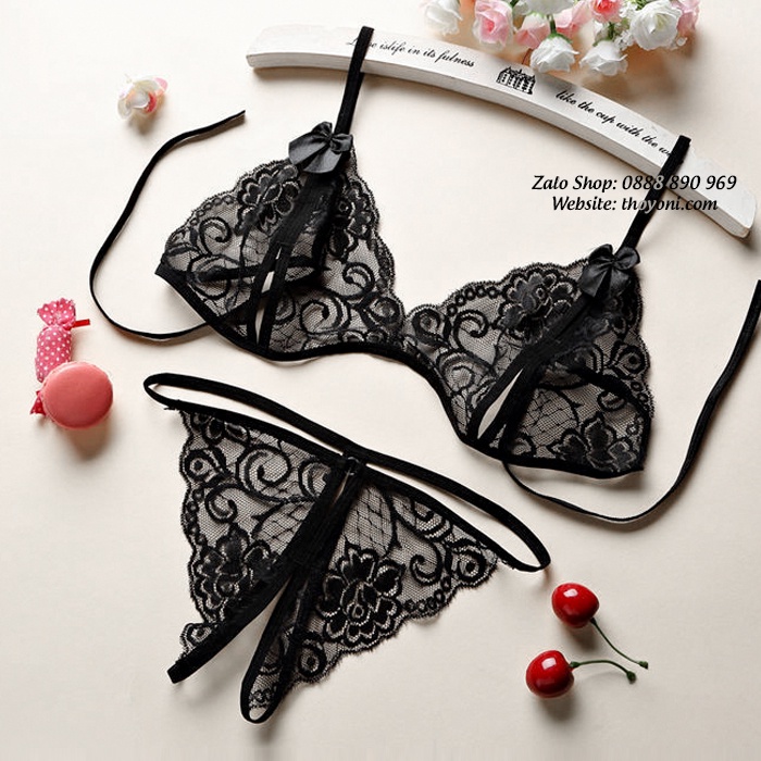 Set áo ngực và quần lót ren quyến rũ cho nữ | BigBuy360 - bigbuy360.vn