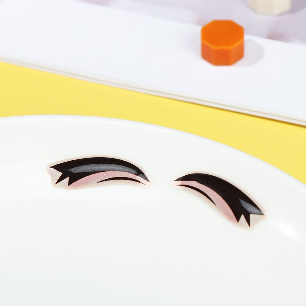 Bộ 10 cặp nhãn dán trang trí mắt búp bê hoạt hình nhiều kiểu dáng