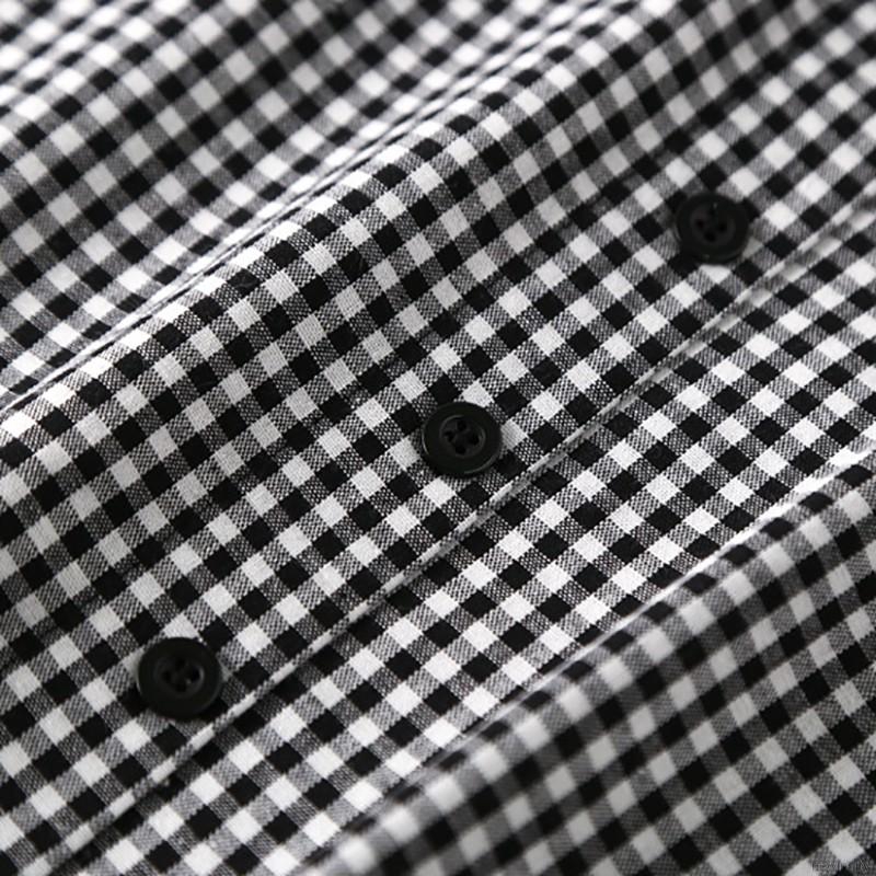 Đầm cotton kẻ ca rô trễ vai dễ thương cho bé