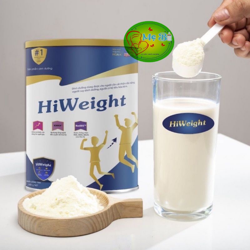Sữa HiWeight sữa tăng cân HiWeight cam kết hàng chính hãng