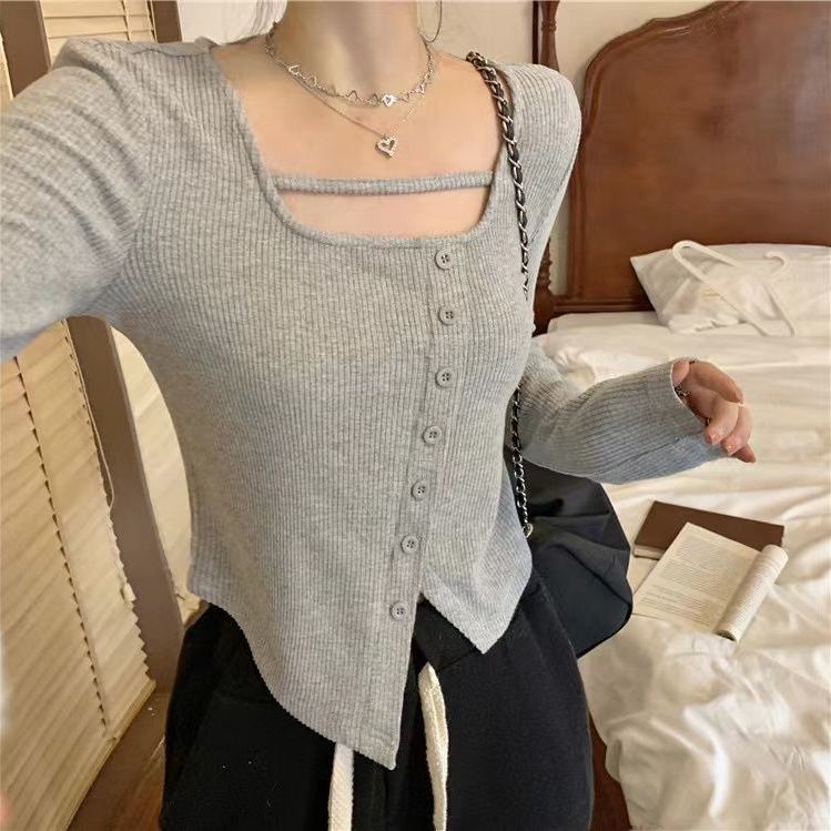 Áo Thun DàI Tay DáNg Ôm ThờI Trang Cho Nữ JL-TX-482