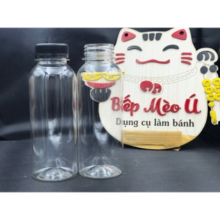 Chai nhựa đựng trà sữa, chè dưỡng nhan - set 10 chai