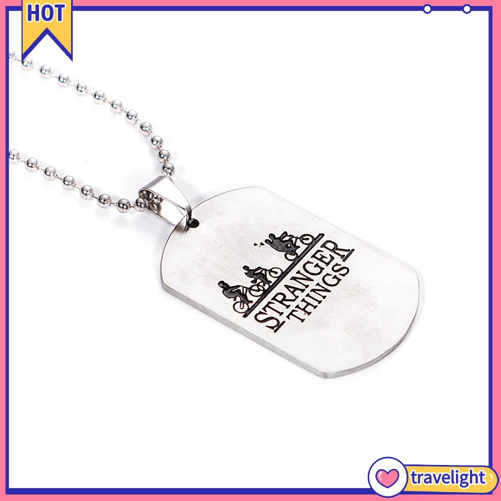 (Travelight) Vòng cổ mặt chữ Stranger Things thời trang cho nữ